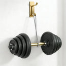 4 Pack Stainless Steel Double Adhesive Hooks with 3kg Capacity - Gold-5