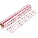Clear Waterproof OPP Flower Bouquet Wrapping Paper Rolls - Small Red Polka Dots-7