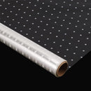 Clear Waterproof OPP Flower Bouquet Wrapping Paper Rolls - Small White Polka Dots-4