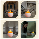 Himalayan Salt Stone Flame Aroma Diffuser, 4 in 1 Essential Oil Humidifier with Warm Night Light, Timer Ultrasonic Cool Mist Diffuser for Home Bedroom-5