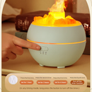Himalayan Salt Stone Flame Aroma Diffuser, 4 in 1 Essential Oil Humidifier with Warm Night Light, Timer Ultrasonic Cool Mist Diffuser for Home Bedroom-8