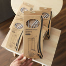 Food-Grade 304 Stainless Steel Drinking Straw Set—4 Straight Straws-3