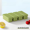 Long Ice Brick Mold, Ice Tray with Lid for Home, Food Freezing Mold—Green-1