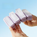 Long Ice Brick Mold, Ice Tray with Lid for Home, Food Freezing Mold—Purple-4