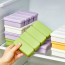 Long Ice Brick Mold, Ice Tray with Lid for Home, Food Freezing Mold—White-6