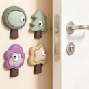 Forest Bumper Pad, Soft Rubber Door Handle Anti-Collision Sticker—Green-6