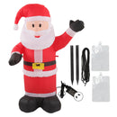 Christmas Inflatable Santa Waterproof Tear Resistance Inflatable Santa Decoration with LED Lights 100-240V AU Plug-1