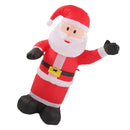 Christmas Inflatable Santa Waterproof Tear Resistance Inflatable Santa Decoration with LED Lights 100-240V AU Plug-8