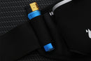 Hydration Running Belt with 2 Water Bottles and Phone Pouch for Marathon Hiking - Black-4