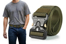 Nylon Tactical Belt Quick-Release for Outdoor Work Daily - Army Green-1