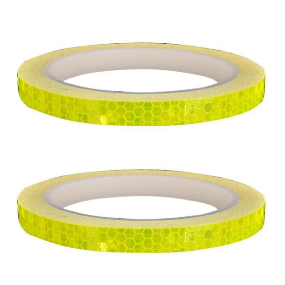 2 Pack Reflective Tape Strips, Self-Adhesive Safety Warning Tape for Bikes