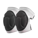 Pair of Knee Pads Anti-Slip Knee Protector Braces for Work Sports Grey - S-3