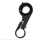 20cm Aluminum Alloy Bicycle Handlebar Extender Mount for Bike Accessories Black-2