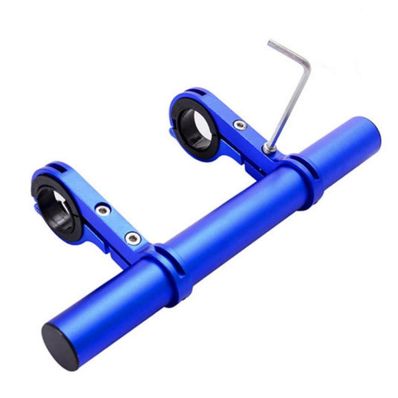 20cm Aluminum Alloy Bicycle Handlebar Extender Mount for Bike Accessories Blue