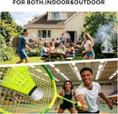 Durable Nylon Badminton Shuttlecocks Indoor Outdoor Training Recreational Yellow 12 Pack-6