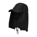 Hiking Hat with Neck and Face Flap, Breathable Baseball Sun Cap for Garden Fishing-4