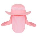 Foldable Nylon Fishing Hat with Mesh Vents, UV Protection Hiking Flap Cap-1
