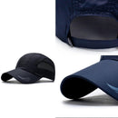 Quick Drying Breathable Baseball Cap, Adjustable Outdoor Sun Sports Hat, Black-2