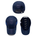 Quick Drying Breathable Baseball Cap, Adjustable Outdoor Sun Sports Hat, Black-4