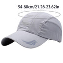 Quick Drying Breathable Baseball Cap, Adjustable Outdoor Sun Sports Hat, White-3