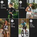 Reflective Running Vest One Size Mesh Lightweight Adjustable Breathable with Phone Pocket 1pc-8
