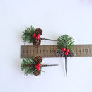 Rong & Jane Natural Pine Cone Xmas Ornament Handmade True color-2