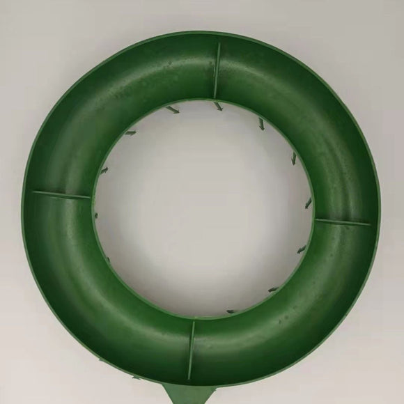 Christmas Wreath Plastic Green Diameter 30cm Diameter 20cm 66 mesh