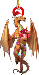 Christmas Dragon Acrylic Car Hanging Decoration I-1
