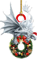 Christmas Dragon Acrylic Car Hanging Decoration M-1