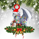 Christmas Dragon Acrylic Car Hanging Decoration M-6