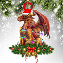 Christmas Dragon Acrylic Car Hanging Decoration P-3