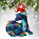 Christmas Dragon Acrylic Car Hanging Decoration R-4