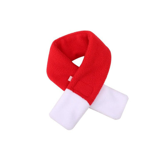 AMOOR Pet Christmas Cape Small Dog Holiday Wear Christmas Scarf [Velcro] Pet Christmas Cape (Recommended for pets under 7 jin; check chest circumference and back length)
