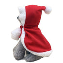 AMOOR Pet Christmas Cape Small Dog Holiday Wear Christmas Hat [Pig Nose Buckle] Pet Christmas Cape (Recommended for pets under 7 jin; check chest circumference and back length)-6