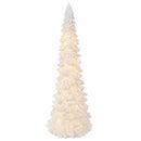 Illuminated Christmas Tree Decoration Mini LED Night Light Resin Desktop Ornament for Holiday Home Decor and Festive Tabletop Ambiance (L)-7
