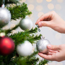 Christmas Ornament Hooks S-Shaped Plastic Hangers for Tree Balls, Stockings, Pinecones and Small Pendants, Green Snap-Apart Hook Strips for Holiday Home and Commercial Display Decoration (30 PCS (3 Sheets))-8