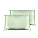 Casa Decor Luxury Satin Pillowcase Twin Pack Size With Gift Box Luxury - Sage Green-1