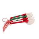 Bread and Butter Gnome Measuring Spoons - 4 Pack - Green/ Red/ White-3