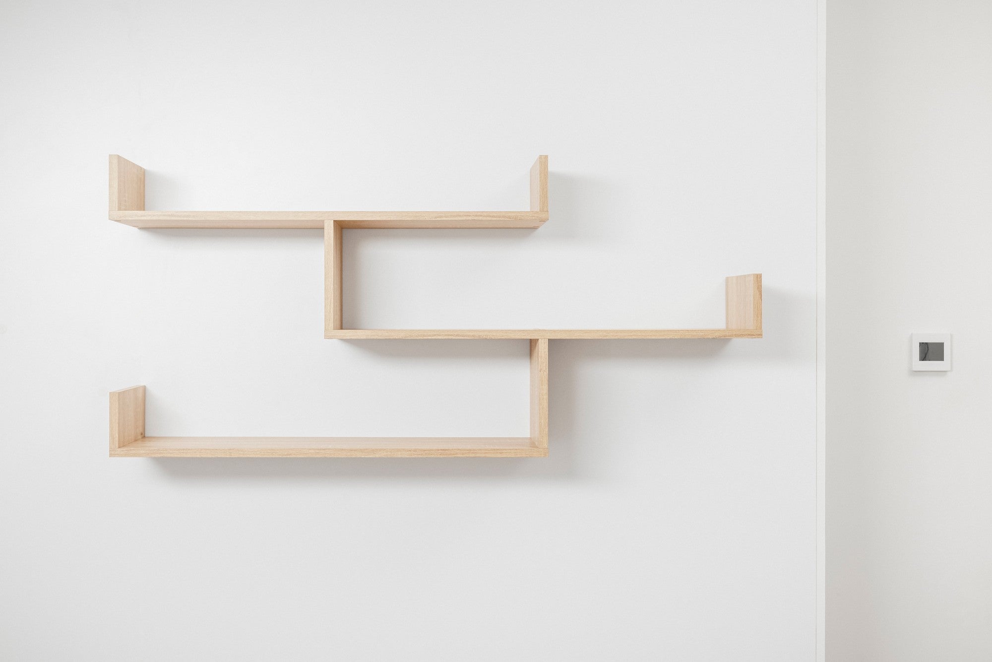 ZURICH MULTI LEVEL SHELF KIT (OAK) - 0