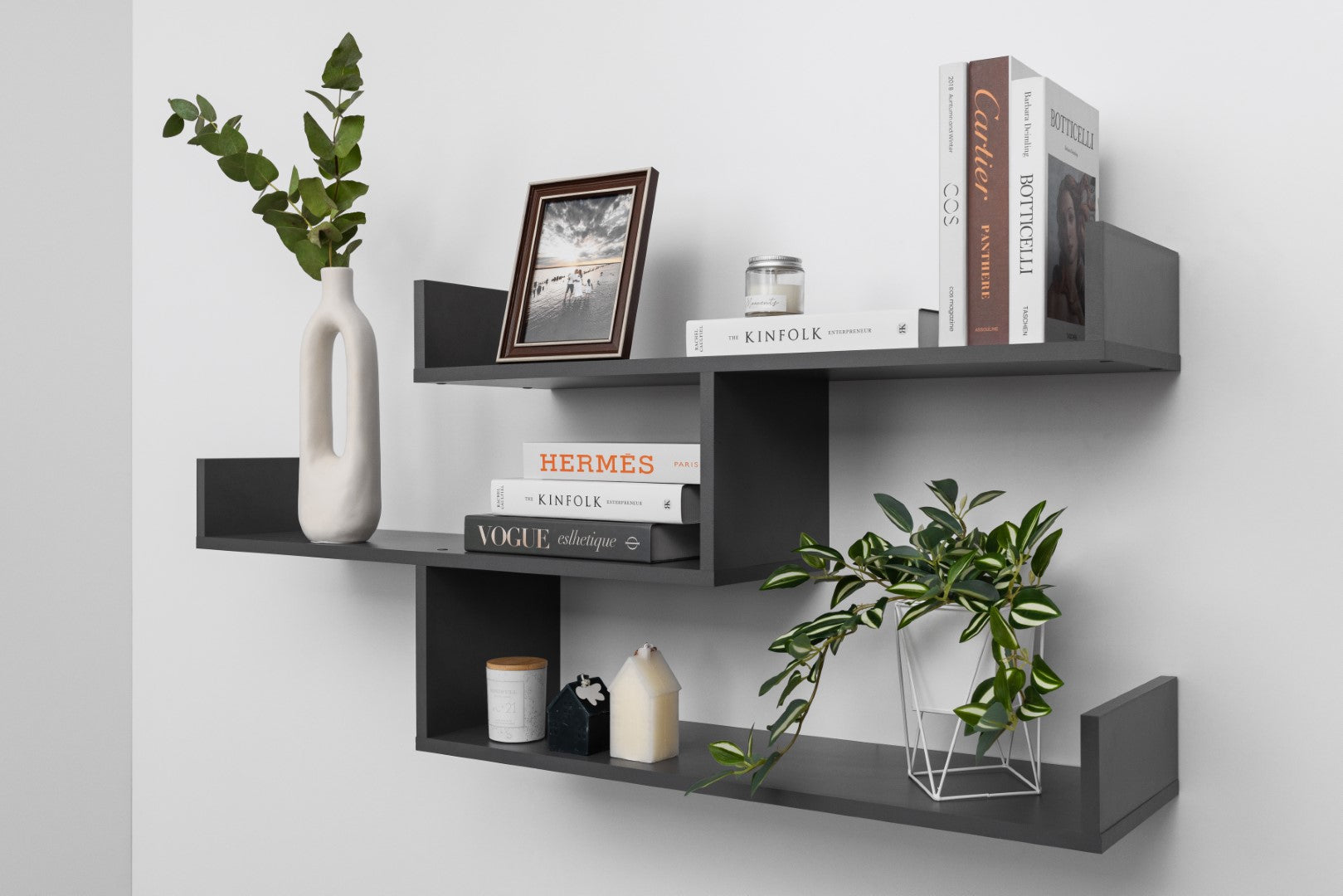 ZURICH MULTI LEVEL SHELF KIT (GRAPHITE) - 0