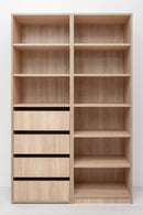 GENEVA SIX SHELF BUILD IN WARDROBE - NATURAL OAK-4
