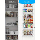 6 Tier Adjustable Baskets Over Door Pantry Organiser for Home Kitchen-4