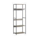 CARLA HOME Freestanding Clothes Rack with Shelves - Grey - 175 cm - Clothing Rack-8