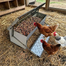 CARLA HOME Automatic Chicken Feeder Treadle - Galvanized Steel-2