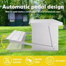 CARLA HOME Automatic Chicken Feeder Treadle - Galvanized Steel-5