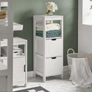 Freestanding Cabinet 2 Drawers Shelf Cupboard-4
