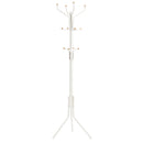 Metal Coat Rack ,White-1
