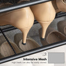 5-Tier Shoe Rack, Industrial Shoe Organizer Storage Bench-5