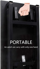 Sturdy and Heavy Duty Foldable Office Computer Desk (Walnut, 80cm)-6