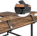 L-Shaped Desk with Screen Stand-4